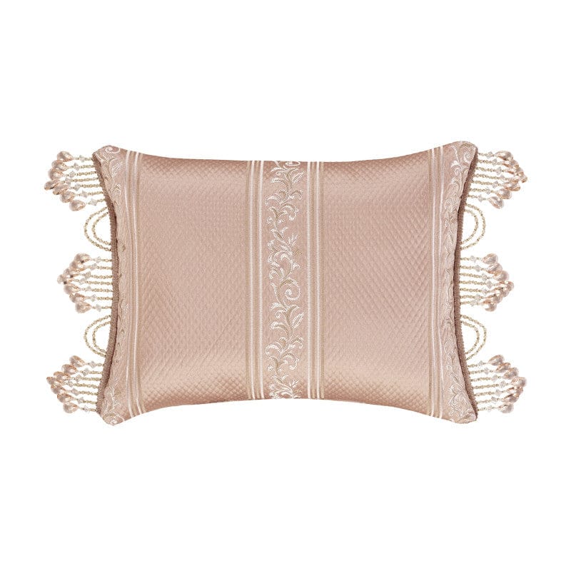J. Queen New York Decorative Coordinate Pillows Rosewater Boudoir Decorative Throw Pillow