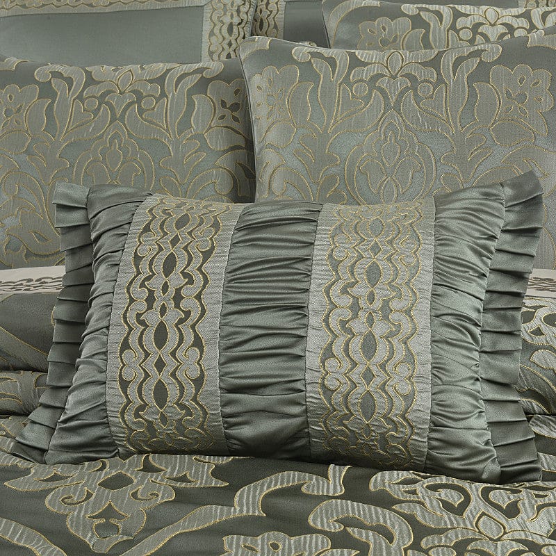 J. Queen New York Decorative Coordinate Pillows Santino Boudoir Decorative Throw Pillow