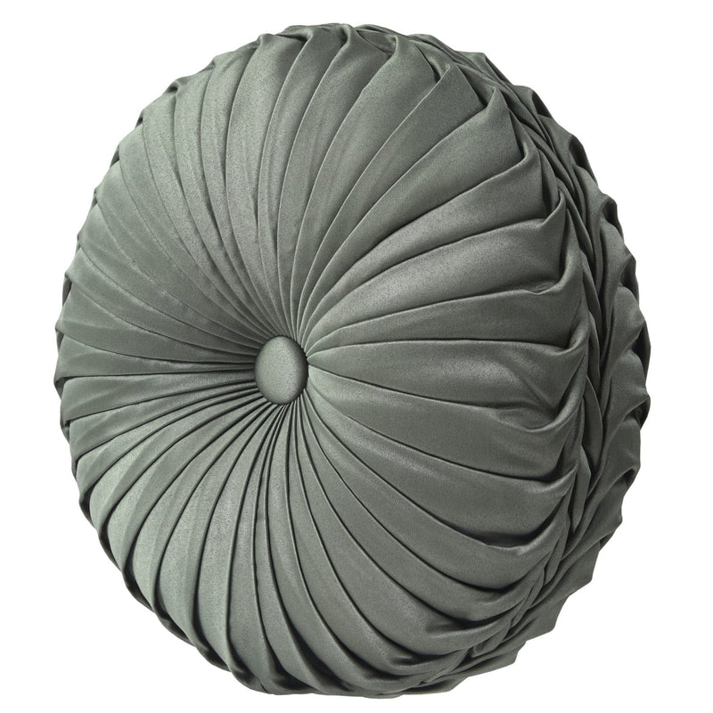 J. Queen New York Decorative Coordinate Pillows Santino Tufted Round Decorative Throw Pillow