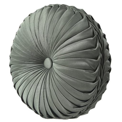 J. Queen New York Decorative Coordinate Pillows Santino Tufted Round Decorative Throw Pillow