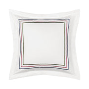 J. Queen New York Decorative Coordinate Pillows Savannah 18" Embroidered Square Decorative Throw Pillow