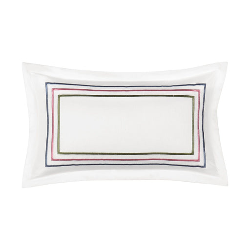 J. Queen New York Decorative Coordinate Pillows Savannah Embroidered Boudoir Decorative Throw Pillow