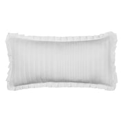 J. Queen New York Decorative Coordinate Pillows Savannah Solid Quilted Boudoir Decorative Throw Pillow