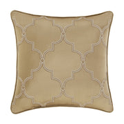 J. Queen New York Decorative Coordinate Pillows Sezanne 18" Square Embellished Decorative Throw Pillow