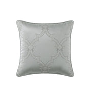 J. Queen New York Decorative Coordinate Pillows Sondra 20" Square Embellished Decorative Throw Pillow