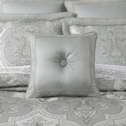 J. Queen New York Decorative Coordinate Pillows Sondra 20" Square Embellished Decorative Throw Pillow