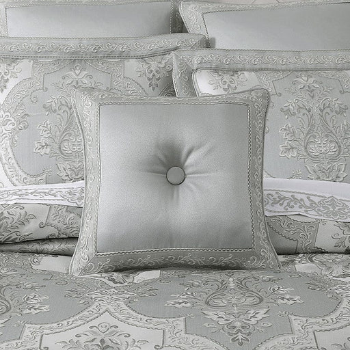 J. Queen New York Decorative Coordinate Pillows Sondra 20" Square Embellished Decorative Throw Pillow