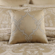 J. Queen New York Decorative Coordinate Pillows Sondra 20" Square Embellished Decorative Throw Pillow