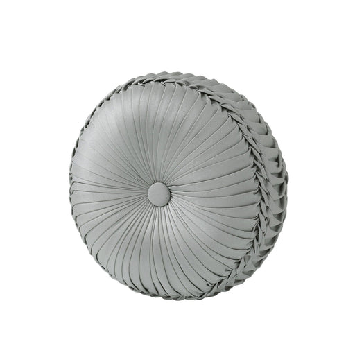 J. Queen New York Decorative Coordinate Pillows Sondra Tufted Round Decorative Throw Pillow
