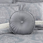 J. Queen New York Decorative Coordinate Pillows Sondra Tufted Round Decorative Throw Pillow