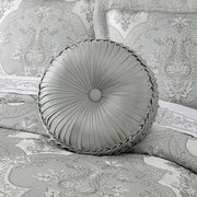 J. Queen New York Decorative Coordinate Pillows Sondra Tufted Round Decorative Throw Pillow