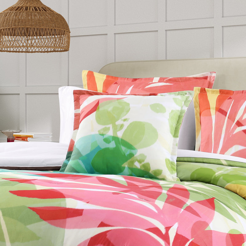 J. Queen New York Decorative Coordinate Pillows Tiki 18" Square Decorative Throw Pillow