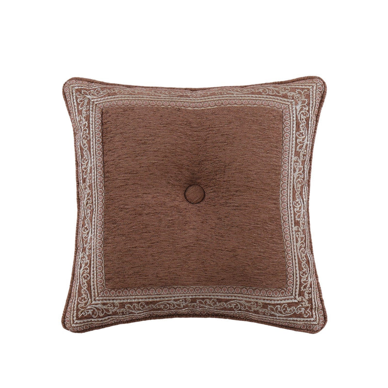 J. Queen New York Decorative Coordinate Pillows Weston 18" Square Decorative Throw Pillow