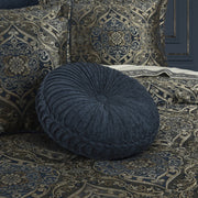 J. Queen New York Decorative Coordinate Pillows Weston Tufted Round Decorative Throw Pillow