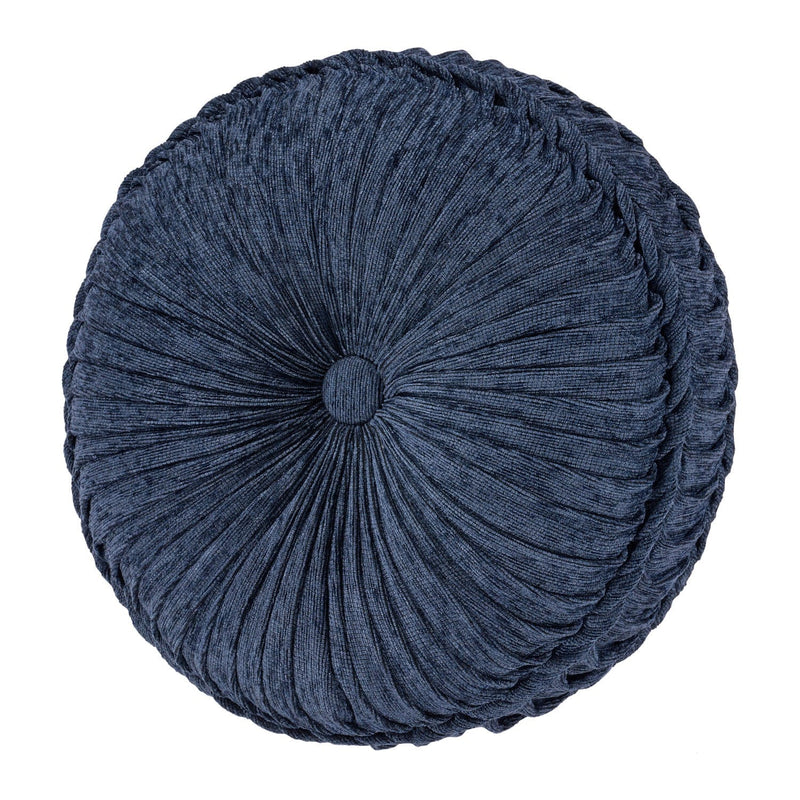 J. Queen New York Decorative Coordinate Pillows Weston Tufted Round Decorative Throw Pillow