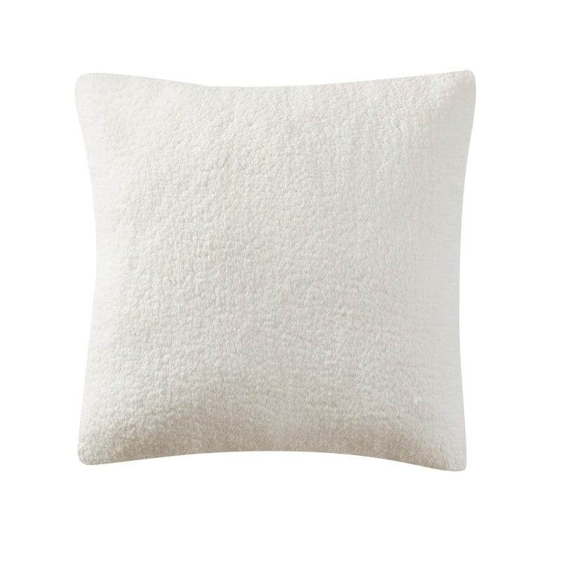 J. Queen New York Freestanding Decorative Pillow Merry Christmas Holly Pillow 20" Square Decorative Throw Pillow