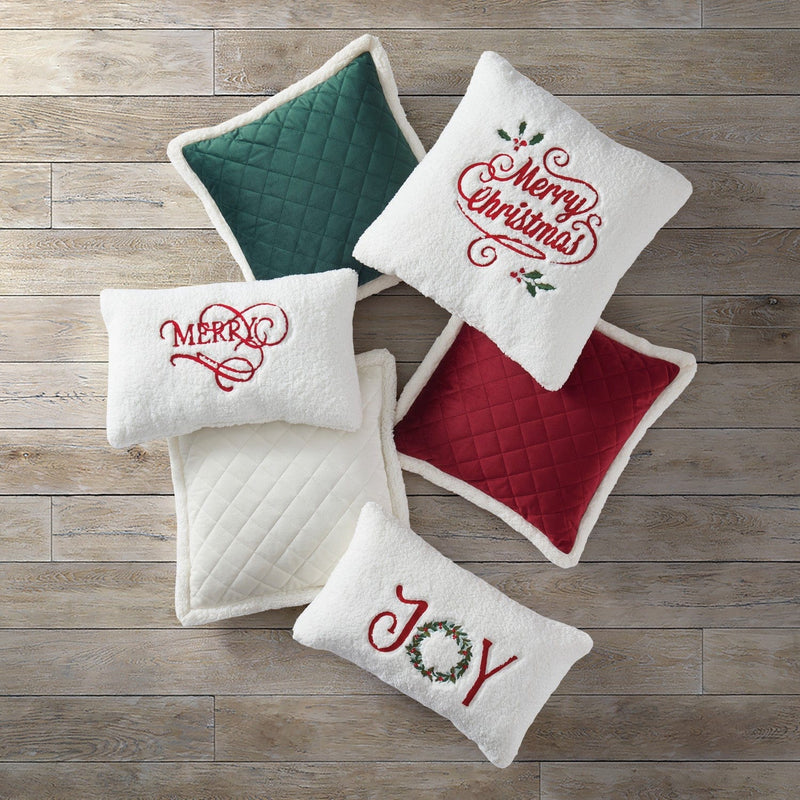 J. Queen New York Freestanding Decorative Pillow Merry Pillow Boudoir Decorative Throw Pillow