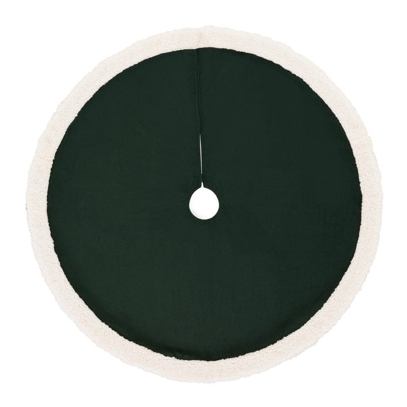 J. Queen New York Holiday Tree Skirt Casey Sherpa Holiday Tree Skirt