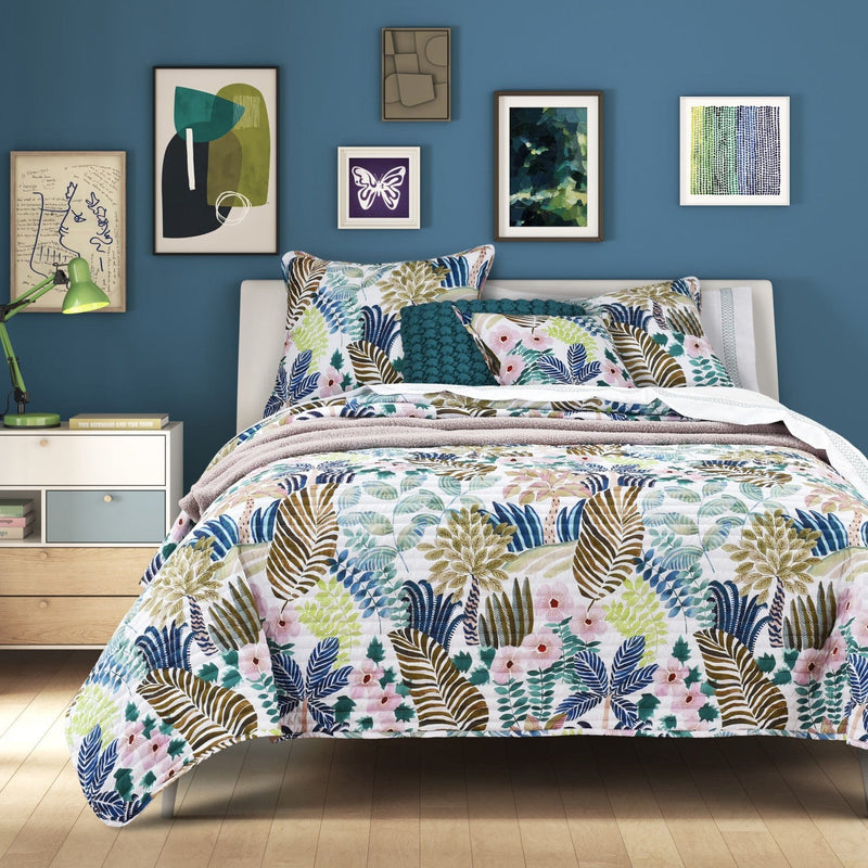 J. Queen New York Quilt Mini Sets Rainforest Quilt Set
