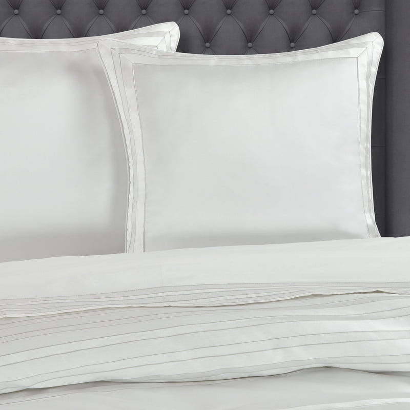 J. Queen New York Shams Calvari Platinum Euro Sham