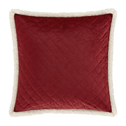 J. Queen New York Shams Casey Sherpa Euro Quilted Sham