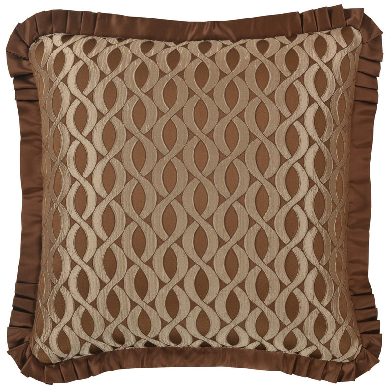 J. Queen New York Shams La Boheme Copper Euro Sham