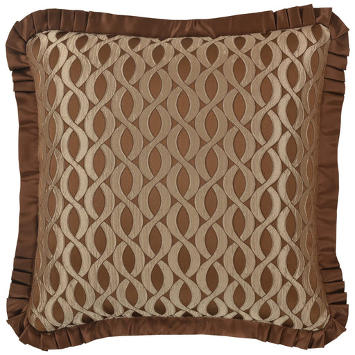 J. Queen New York Shams La Boheme Copper Euro Sham