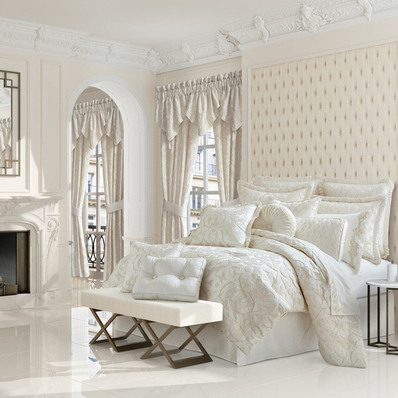 J. Queen New York Shams La Boheme Ivory Euro Sham