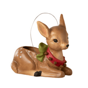 Quirks! Seasonal & Holiday Decorations Jingle Bell Reindeer Bucket by Bethany Lowe Designs