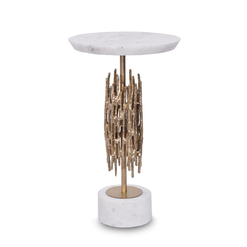 John Richard Accent table Brutalist Brass Martini Table