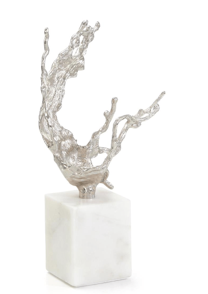 John-Richard Accessories Unfurling Nickel Sculpture