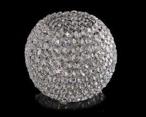 John Richard Candle Holders Sparkling Bowl of Crystals