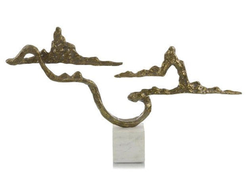 John Richard Decor & Accessories Floating Island in Brass