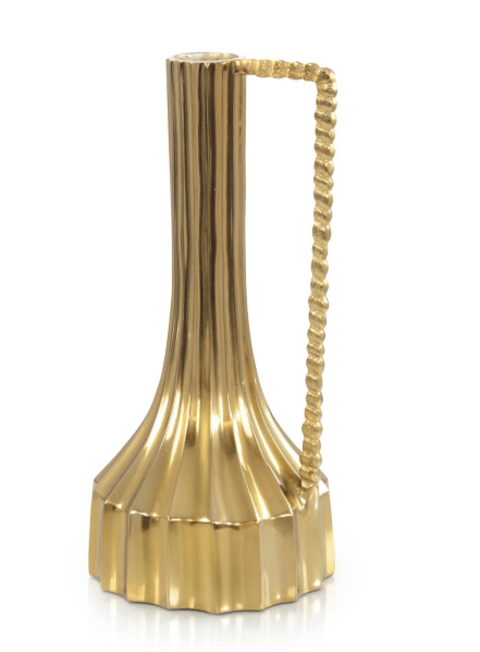 John Richard Decor & Accessories Mykonos Vase, Champagne Gold