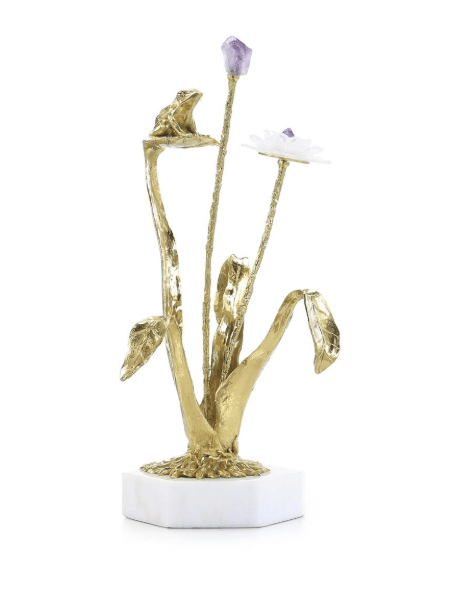 John Richard Decor & Accessories Stone Garden Sculpture on Marble Base I