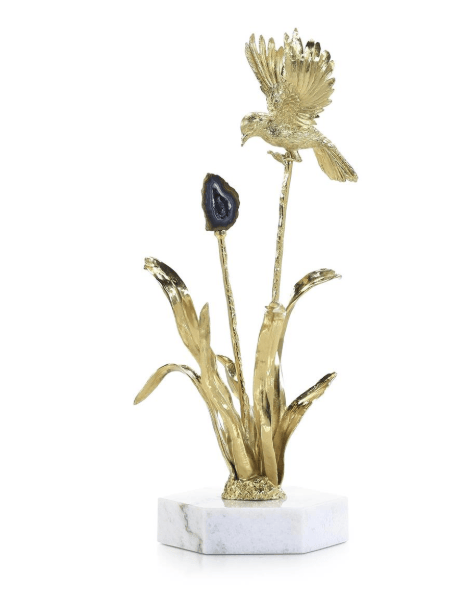 John Richard Decor & Accessories Stone Garden Sculpture on Marble Base II