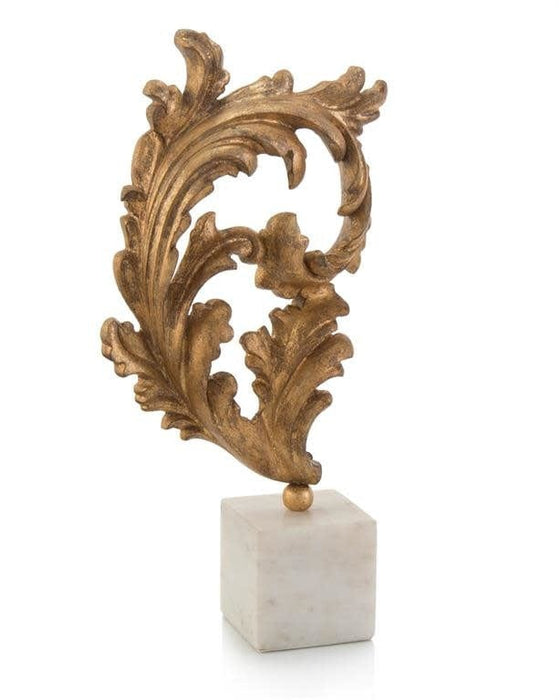 John Richard Large Baroque leaf on Marble - FINAL SALE