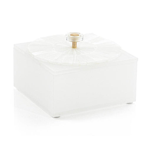 John Richard Quartz And Frosted Acrylic Box