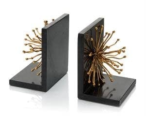 John Richard Set of two Sunrays Flower Bookends