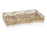 John Richard Square Basket Woven In Brass