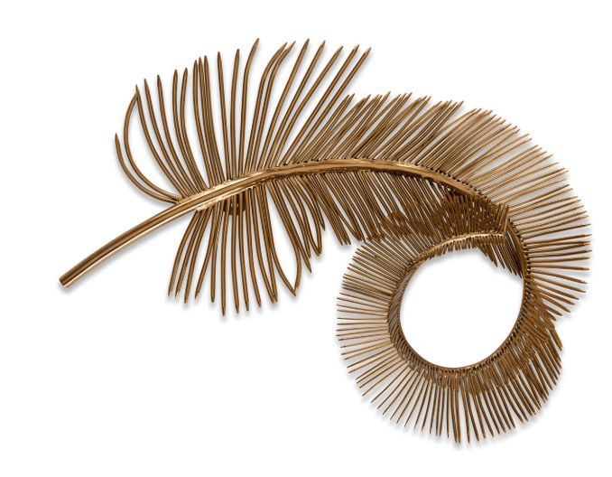 John Richard Unclassified Coiled Brass Plume I