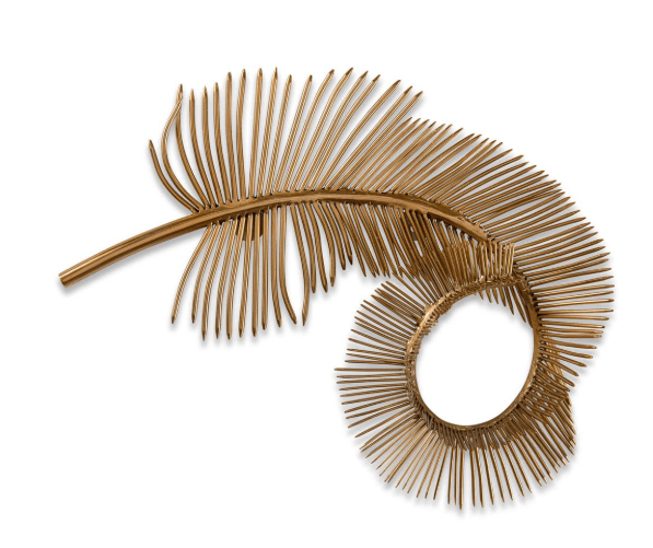 John Richard Unclassified Coiled Brass Plume II