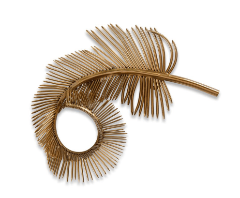 John Richard Unclassified Coiled Brass Plume III