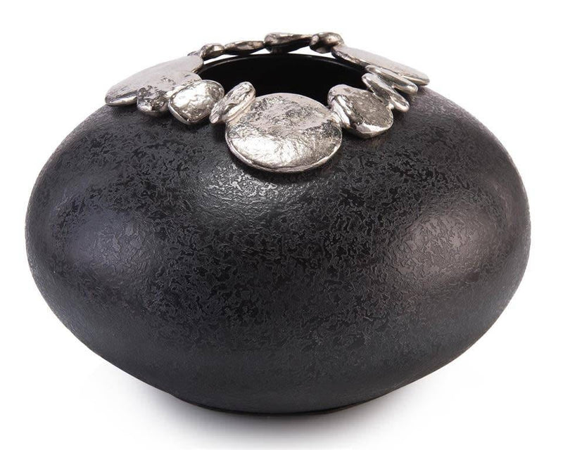 John Richard Vases Nickel Stone Edge Vase