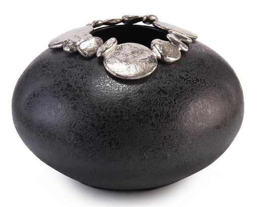 John Richard Vases Nickel Stone Edge Vase