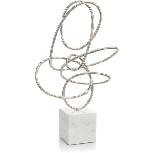 Silver Ribbon Dance II Sculpture