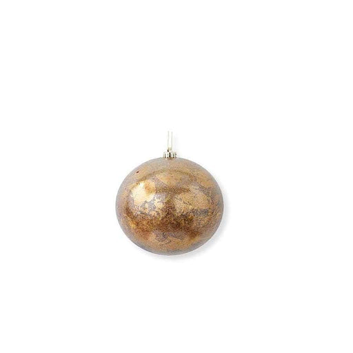 K & K Interiors 4 inch Copper Gold Leaf Shatterproof Ornament