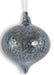 K & K Interiors Christmas Dark Blue Mercury Glass Onion