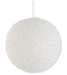 K & K Interiors Unclassified 12 Inch Round White Pearl Beaded Ornament