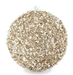 K & K Interiors Unclassified 6 Inch Champagne Sequins & Bead Embellished Shatterproof Ornament